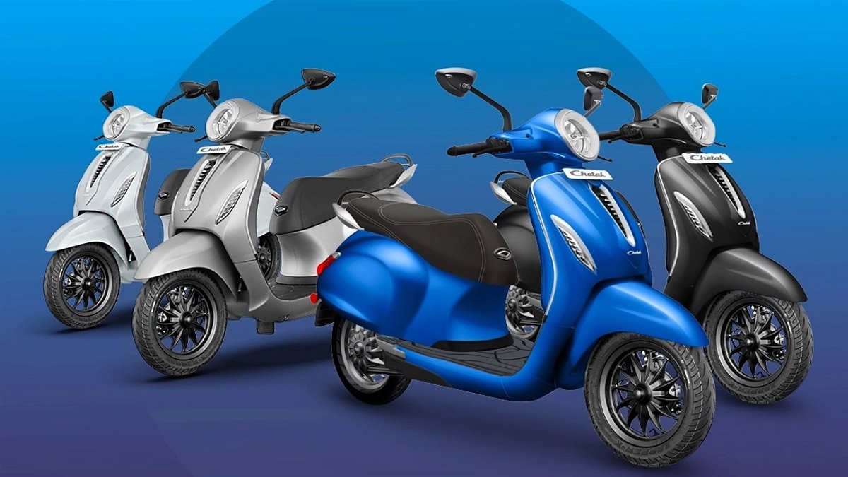 Bajaj Chetak Blue 3202
